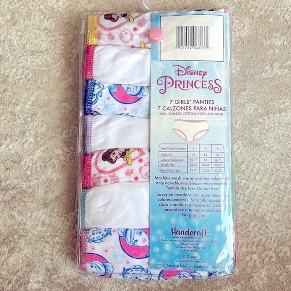 Brand New Set of 3 Packs Girls Underwear Disney Princess My Little Pony Frozen - Picture 6 of 11